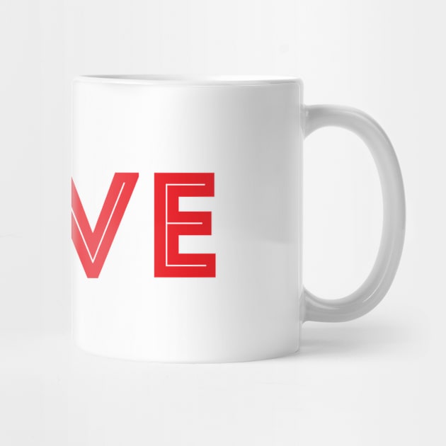 simple ,,love'' typography by ddesing